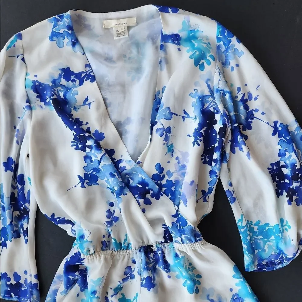Olivaceous Floral Romper